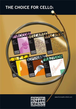 http://www.Thomastik-Infeld.com - Thomastik-Infeld VIENNA - Bel Canto Cello Strings (eSACHERe strings partner)